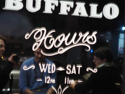 buffalo dining club, cheese, sydney, sign