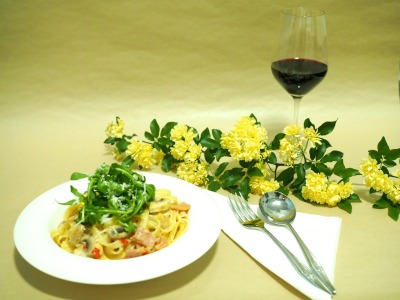 carbonara, pasta, easy, fresh, healthy, 15 minute meals, weeknight, dinner