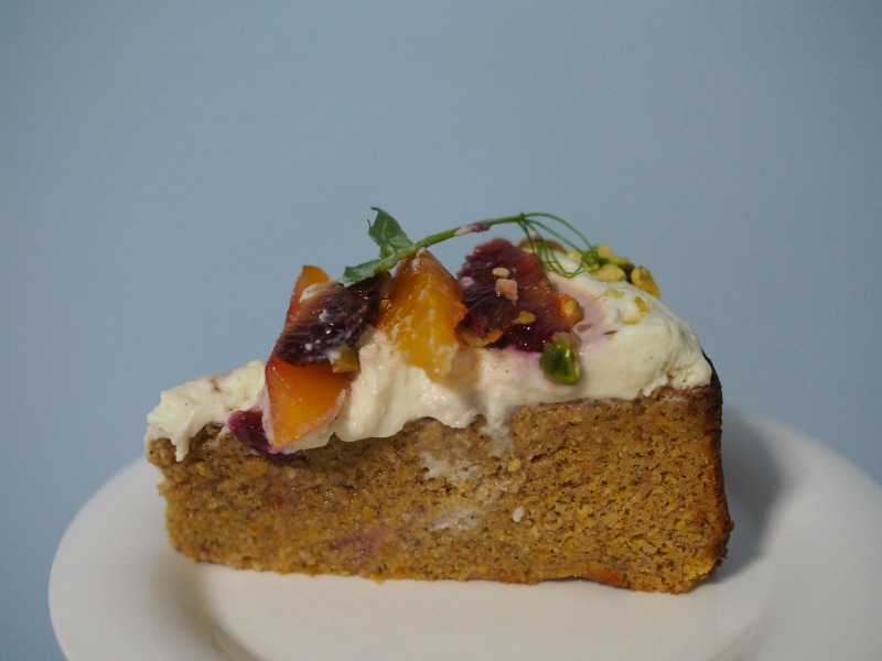orange cake, moroccan spiced
