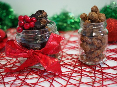 candied, spiced, nuts, xmas, christmas, gifts,