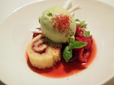prixe fixe, melbourne, dessert, sugar plum fairy, basil ice cream