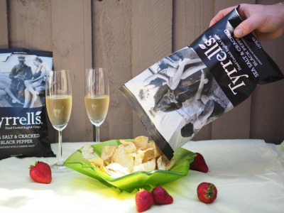 sparkling and chips, review, tyrrell's chips, id collective