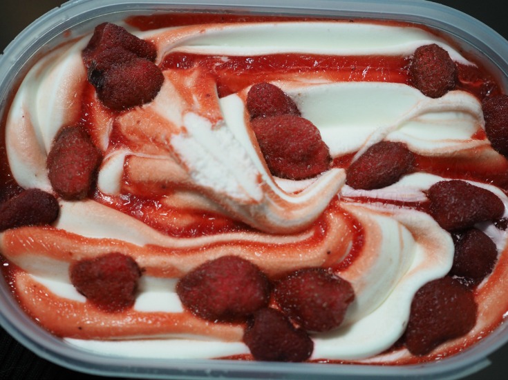strawberry swirl gelato, dish'd food store