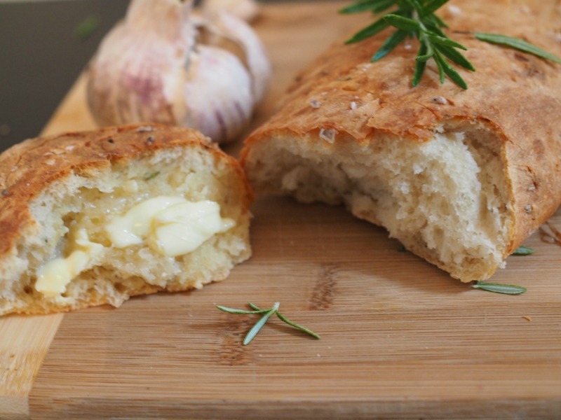 easy bread recipe, garlic bread, no-knead bread, artisan, recipe, five minutes