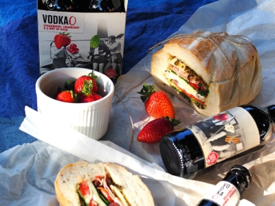 vodka o, picnic, loaf, mediterranean, vegetables, picnic loaf, recipe