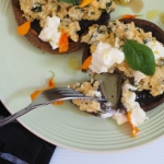 green eggs and mushrooms, green eggs, herb, eggs, basil, mushrooms, breakfast, brunch, healthy