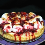 cheesecake tips, molten cheesecake, baked cheesecake, jamie oliver, dessert, comfort food, marshmallow, raspberry