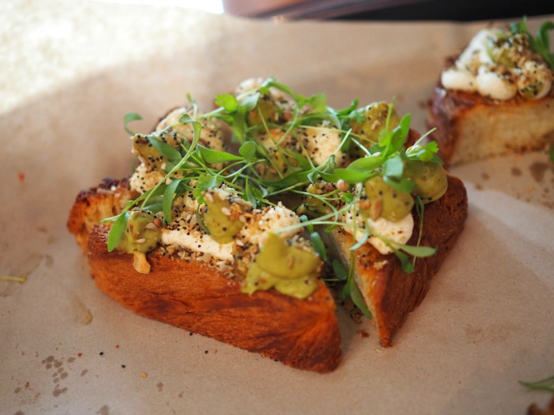 tanked, tanked by hammer and tong, less than zero, bar food, melbourne, avocado brioche, avocado briont